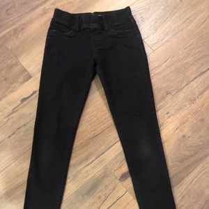 Girls Gap Black Denim Jeggings